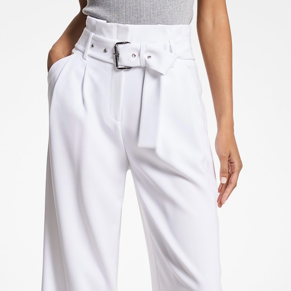 Michael Kors White Wide Leg Palazzo Pant
